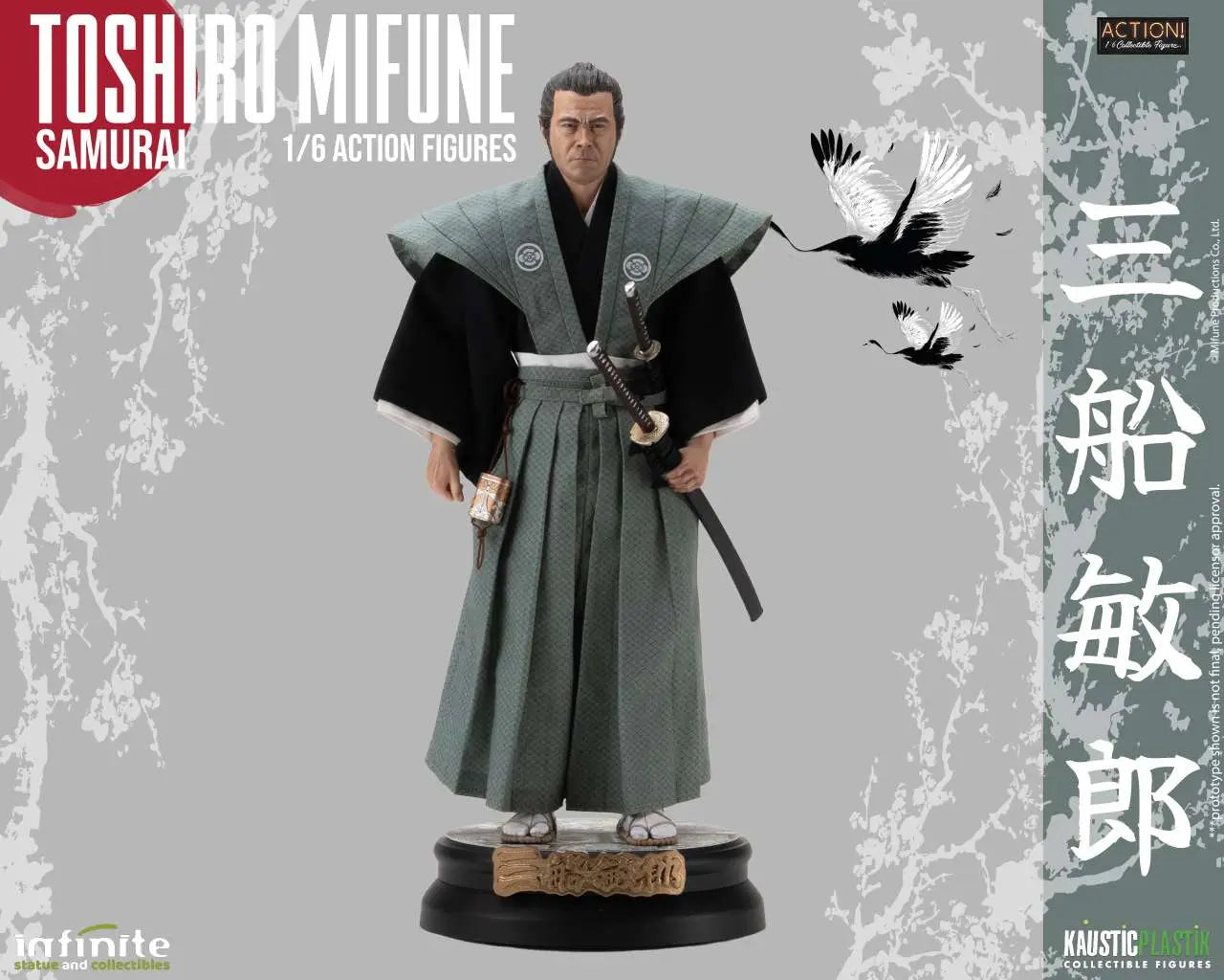 INFINITE STATUE - Toshiro Mifune Samurai 1/6 Action Figure