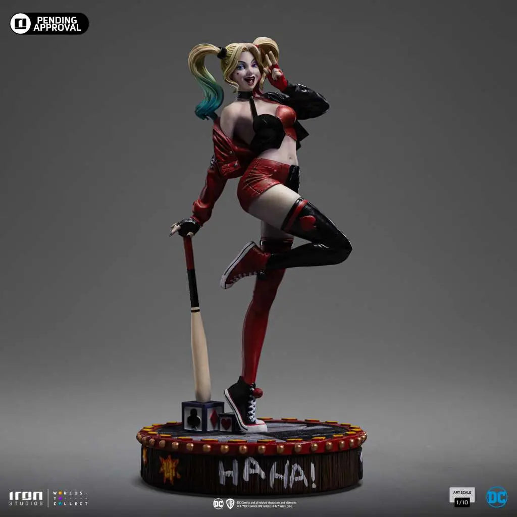 IRON STUDIOS - Gotham City Sirens Harley Quinn Regular 1/10 Statue