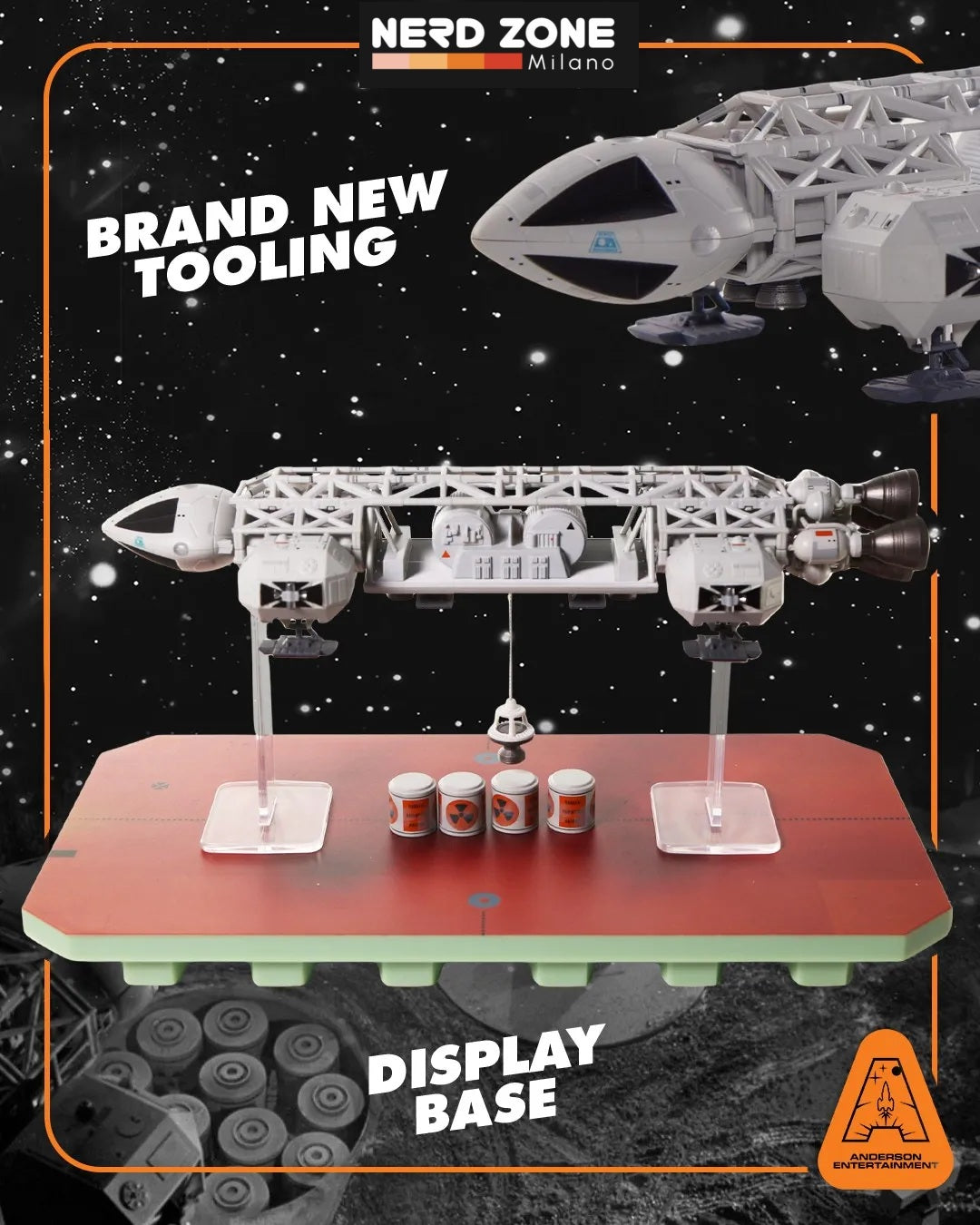 PRE ORDINE Anderson Entertainment Limited - Space 1999 Eagle Wich Module Die-cast Limited Edition