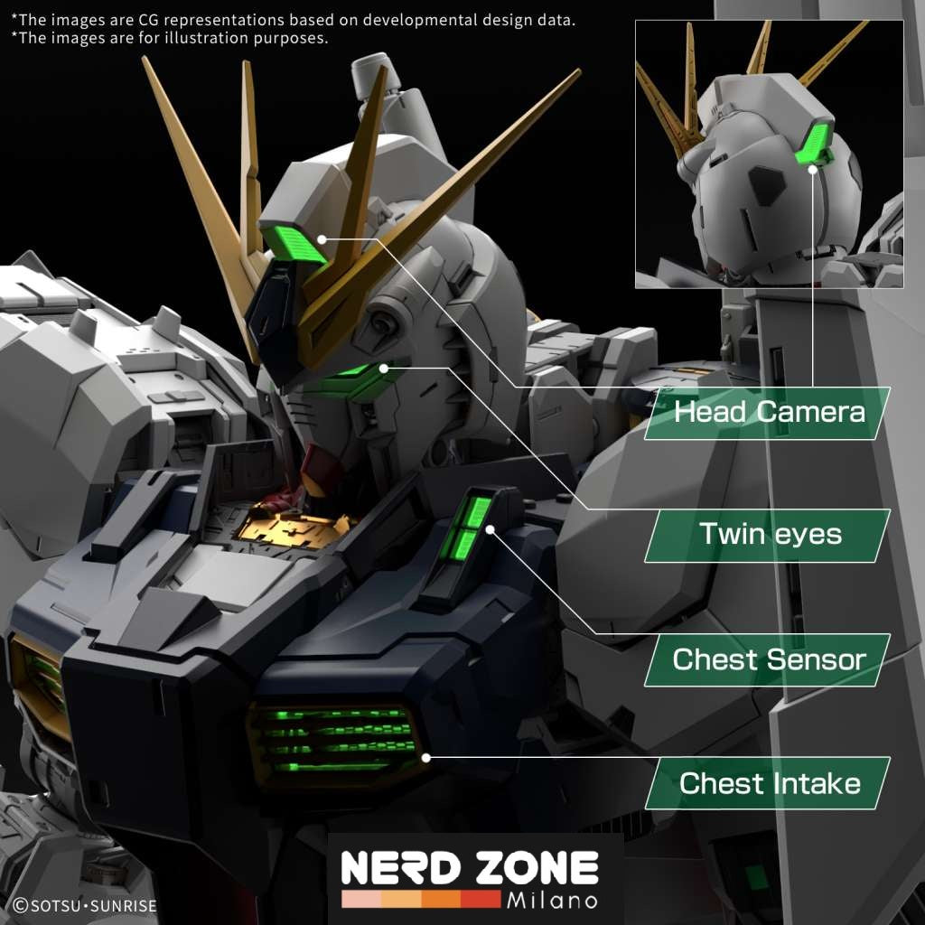 BANDAI - Pg Gundam Nu Unleashed Led Unit