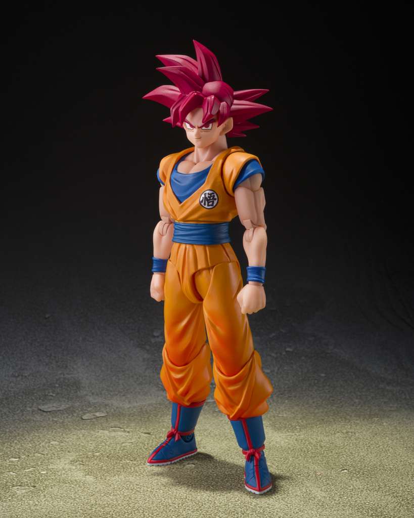 PRE ORDINE - BANDAI - S.H. FIGUARTS Dragon Ball Super Saiyan God Son Guko (God Aura) 15 cm