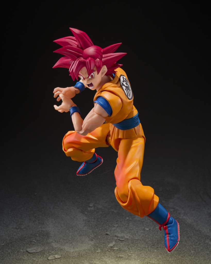 PRE ORDINE - BANDAI - S.H. FIGUARTS Dragon Ball Super Saiyan God Son Guko (God Aura) 15 cm