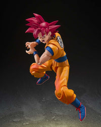 PRE ORDINE - BANDAI - S.H. FIGUARTS Dragon Ball Super Saiyan God Son Guko (God Aura) 15 cm