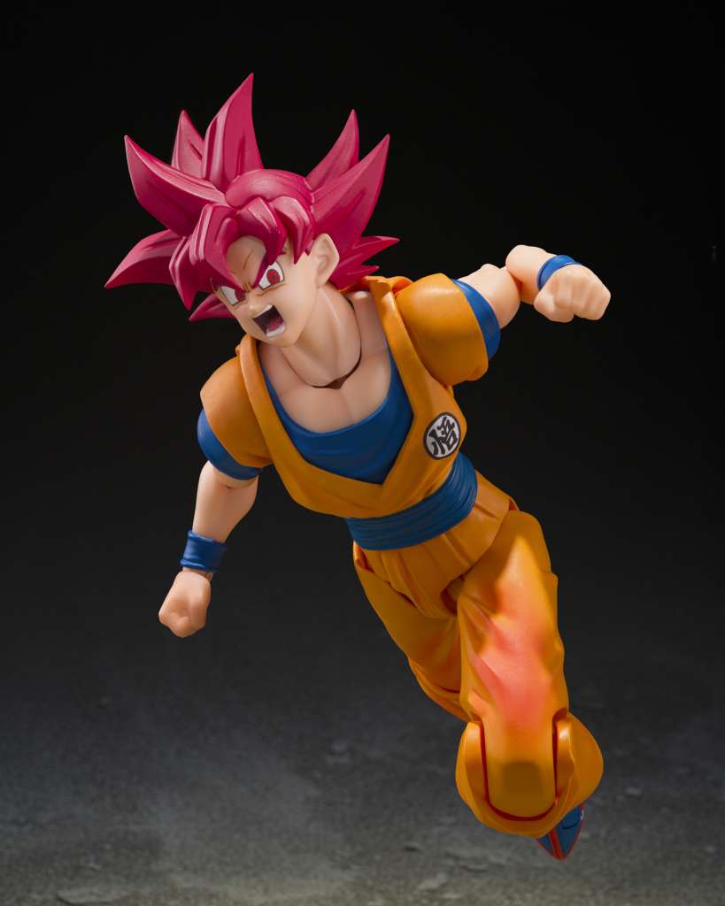 PRE ORDINE - BANDAI - S.H. FIGUARTS Dragon Ball Super Saiyan God Son Guko (God Aura) 15 cm