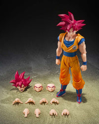 PRE ORDINE - BANDAI - S.H. FIGUARTS Dragon Ball Super Saiyan God Son Guko (God Aura) 15 cm
