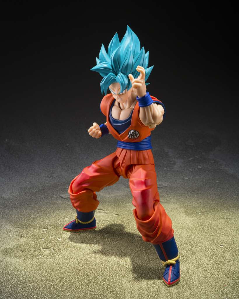 PRE ORDINE -  BANDAI - S.H. FIGUARTS Dragon Ball Super Saiyan God Super Son Guko (Blue power transcending Limits) 15 cm