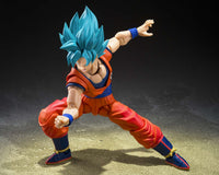 PRE ORDINE -  BANDAI - S.H. FIGUARTS Dragon Ball Super Saiyan God Super Son Guko (Blue power transcending Limits) 15 cm