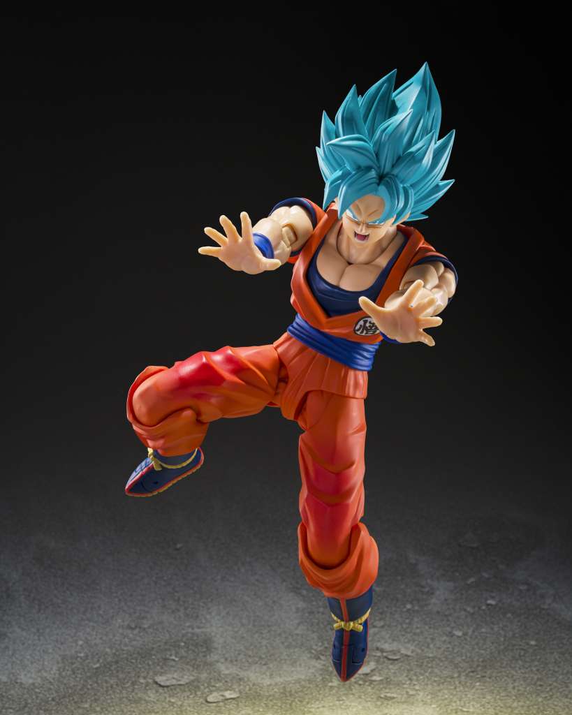PRE ORDINE -  BANDAI - S.H. FIGUARTS Dragon Ball Super Saiyan God Super Son Guko (Blue power transcending Limits) 15 cm