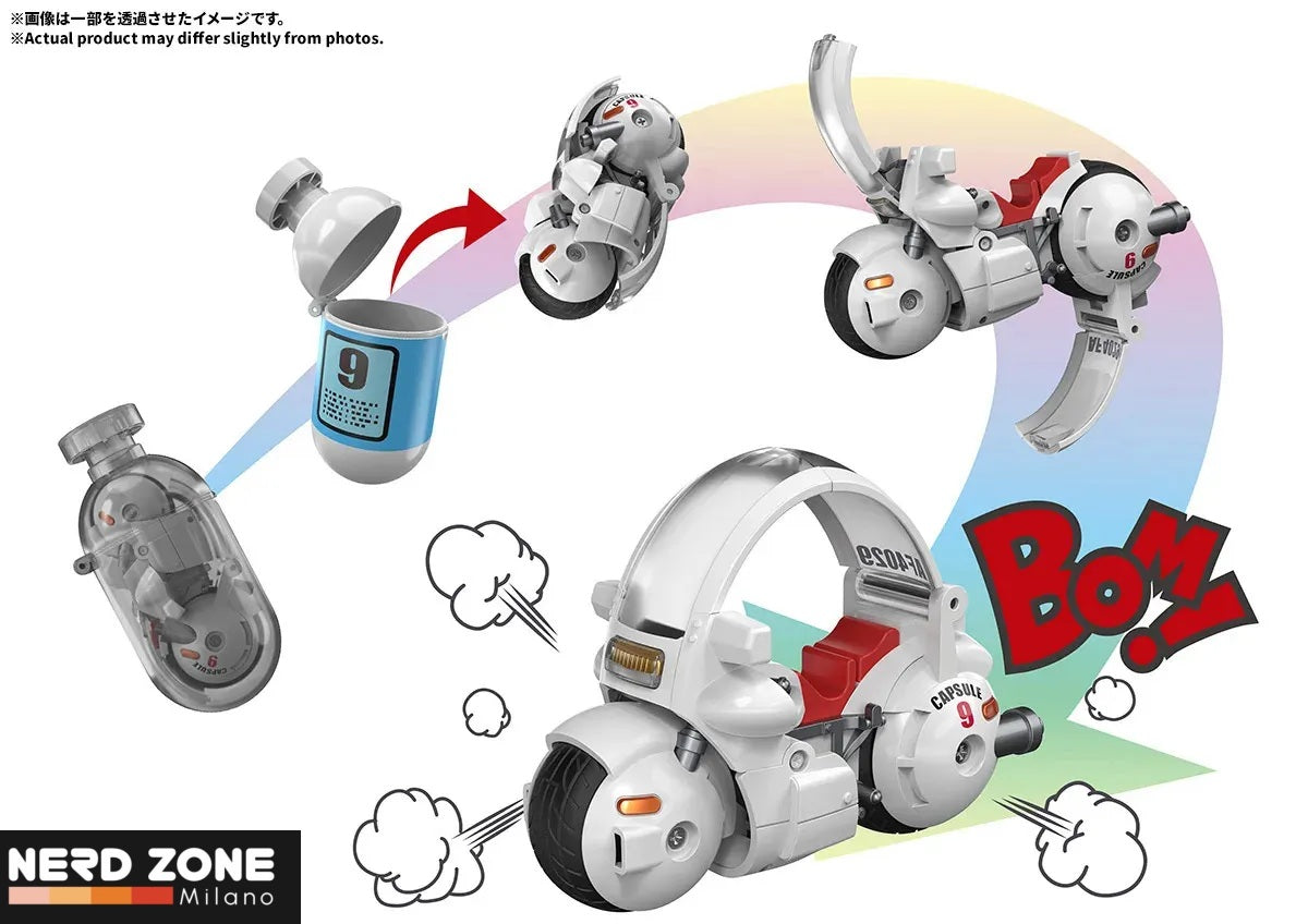 PRE ORDINE - BANDAI Dragon Ball Hoipoi Capsule No.9 Bulma's Motorcycle Changearts