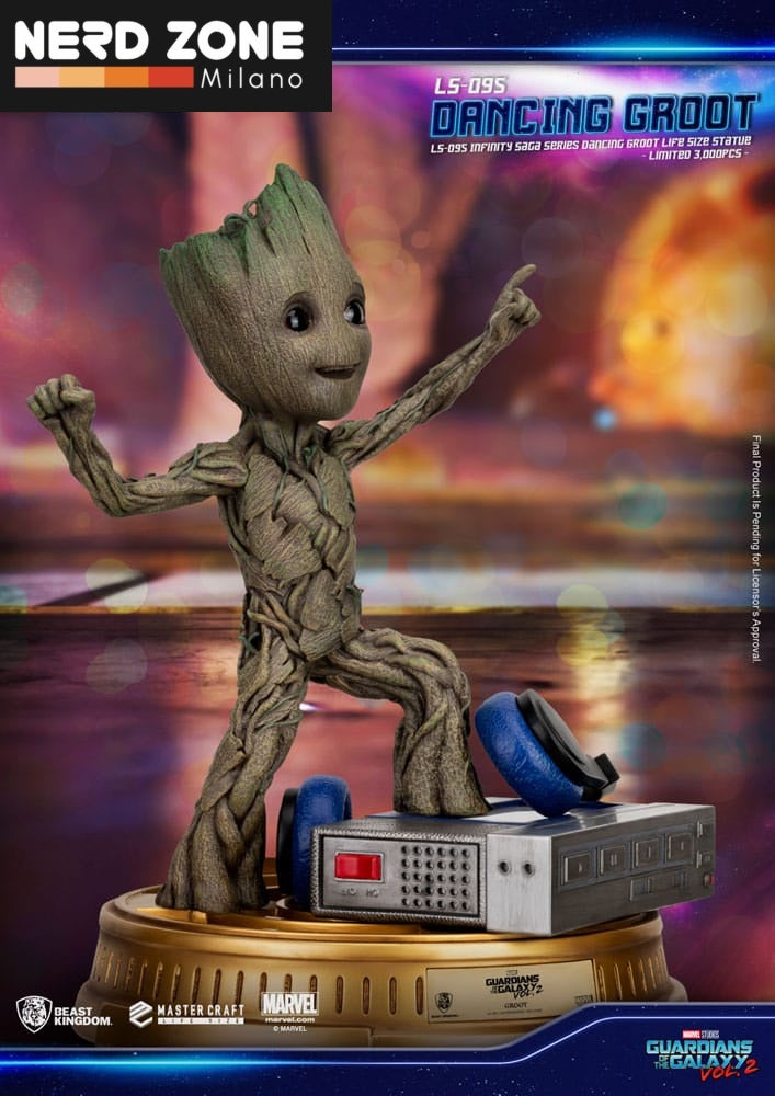 BEAST KINGDOM - Guardians of the Galaxy 2 Life-Size Statue Dancing Groot Exclusive 32 cm