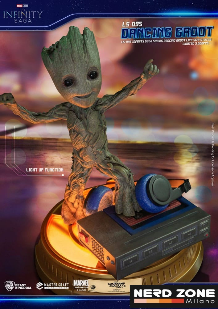 BEAST KINGDOM - Guardians of the Galaxy 2 Life-Size Statue Dancing Groot Exclusive 32 cm
