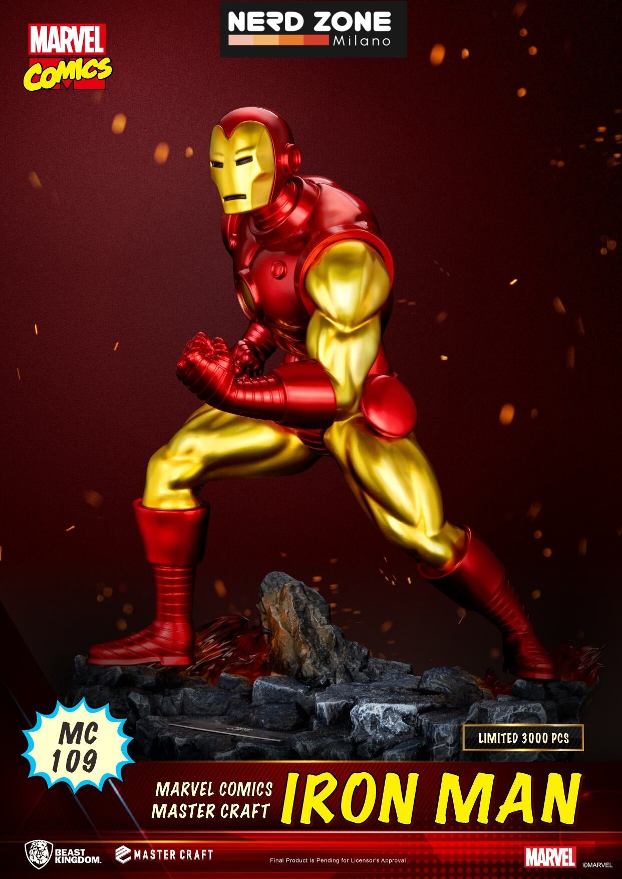 PRE ORDER BEAST KINGDOM - Marvel Comics Iron Man Master Craft Statue