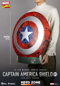 BEAST KINGDOM - Marvel Comics Series Captain America Shield Life Size 1:1