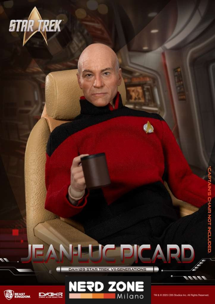 BEAST KINGDOM - Star trek VII Generations Jean Luc Picard Action Figure