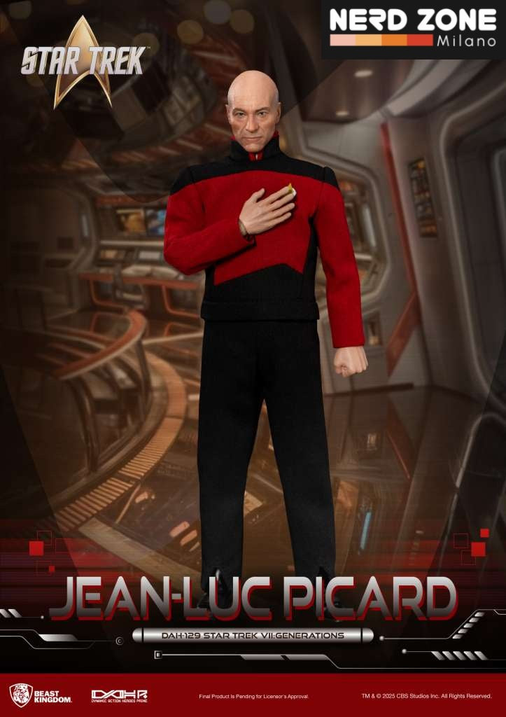 BEAST KINGDOM - Star trek VII Generations Jean Luc Picard Action Figure