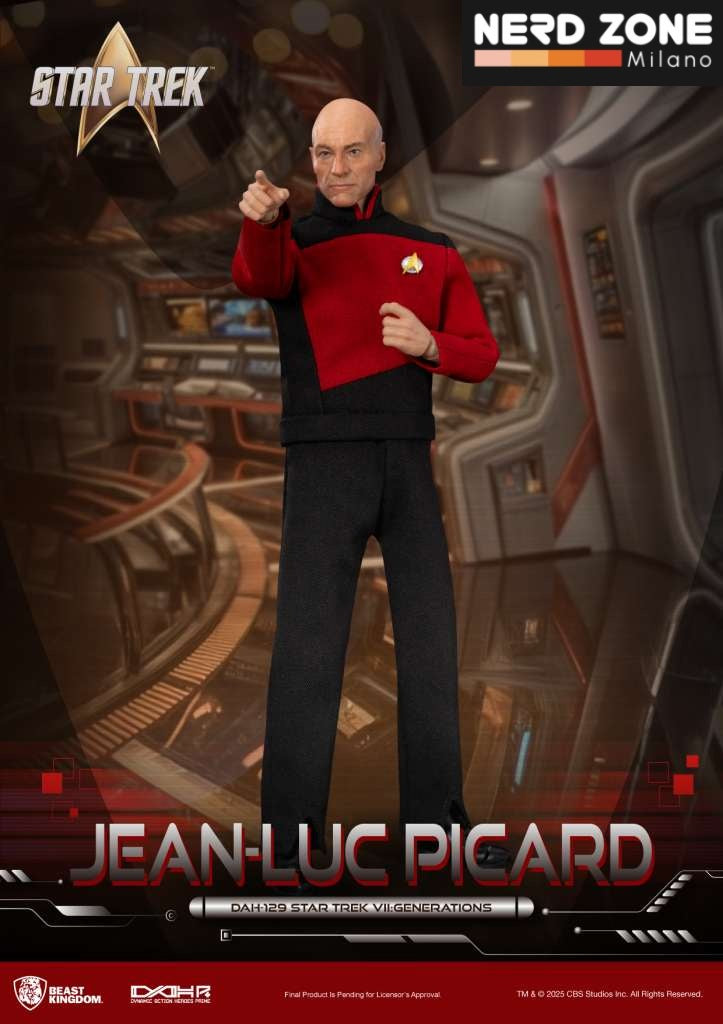 BEAST KINGDOM - Star trek VII Generations Jean Luc Picard Action Figure