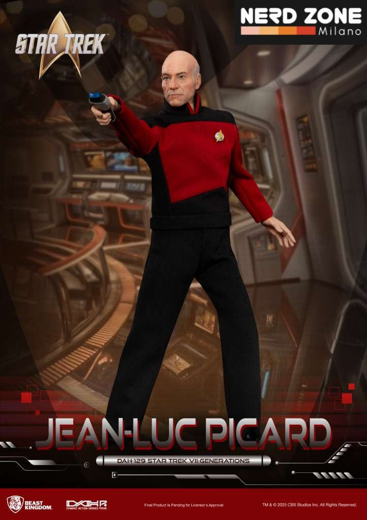 BEAST KINGDOM - Star trek VII Generations Jean Luc Picard Action Figure