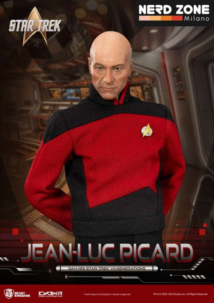 BEAST KINGDOM - Star trek VII Generations Jean Luc Picard Action Figure