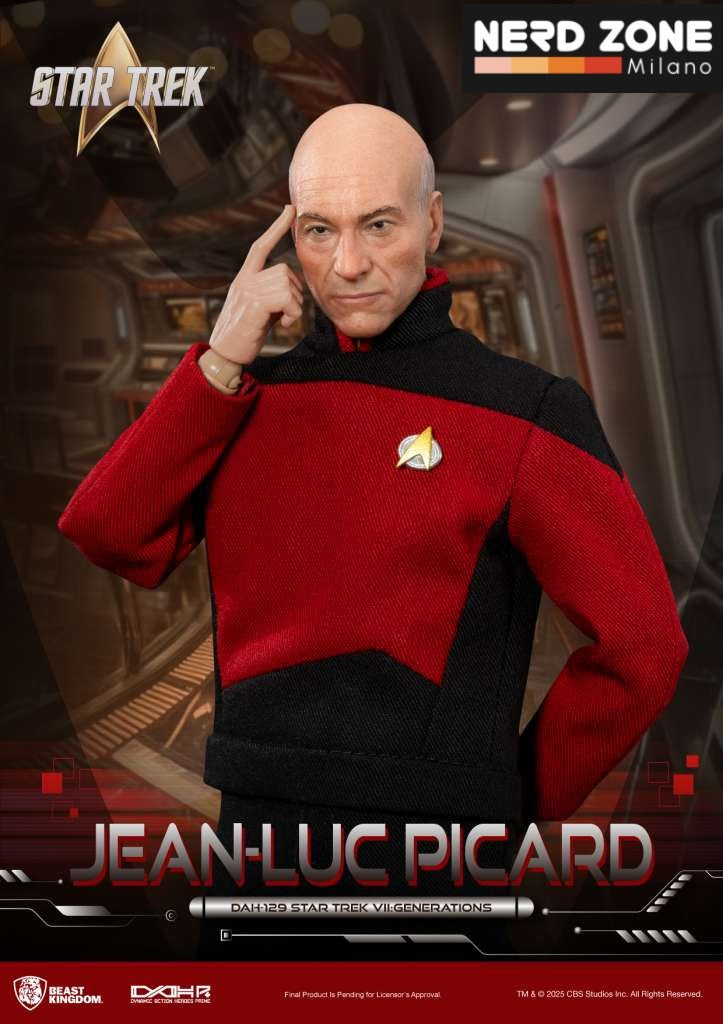 BEAST KINGDOM - Star trek VII Generations Jean Luc Picard Action Figure