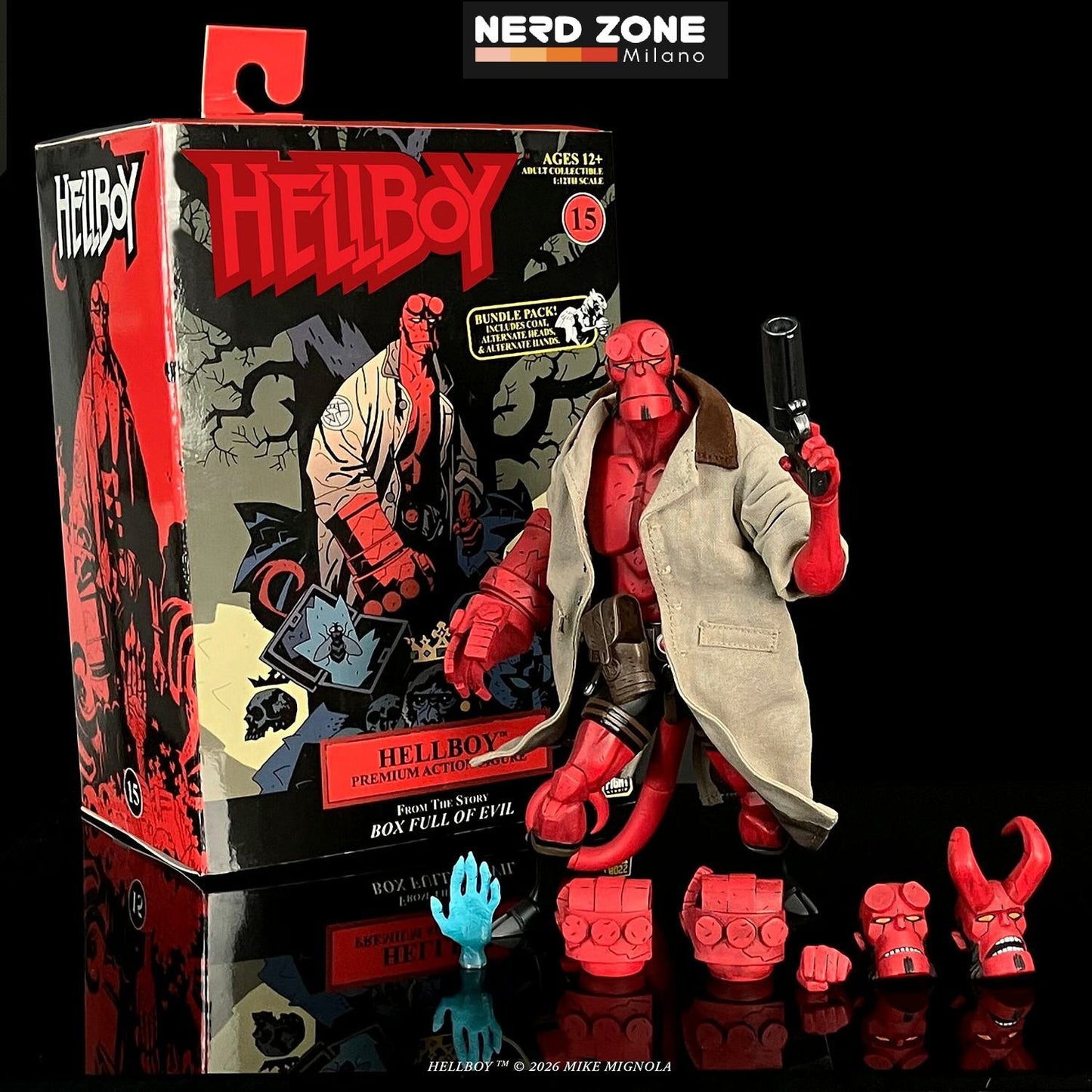 PRE ORDINE - BOSS FIGHT STUDIO Hellboy 1/12 Bundle Pack Action Figure