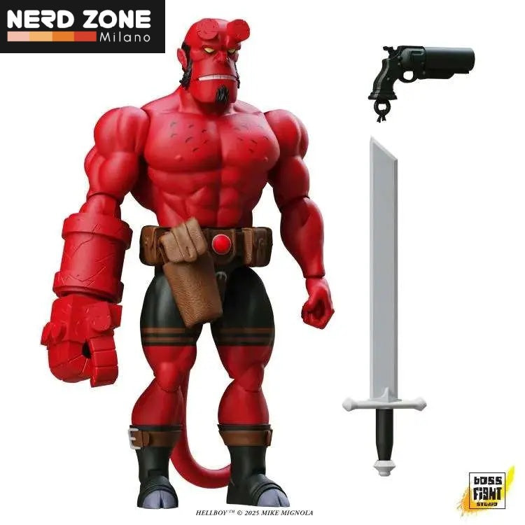 PRE ORDINE BOSS FIGHT STUDIO Hellboy Immortal Champions Retro Action Figure