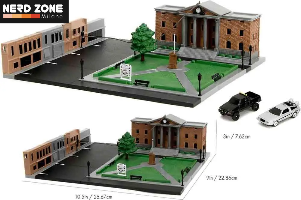 JADA TOYS - Back To The Future - Clock Tower Diorama Nano Scene