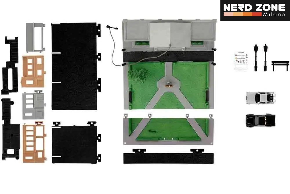 JADA TOYS - Back To The Future - Clock Tower Diorama Nano Scene