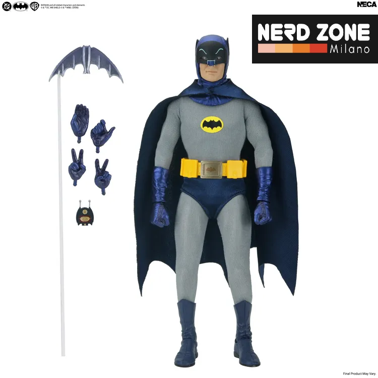 PRE ORDINE - NECA - Batman 1966 Tv Show Batman Clothed Action Figure