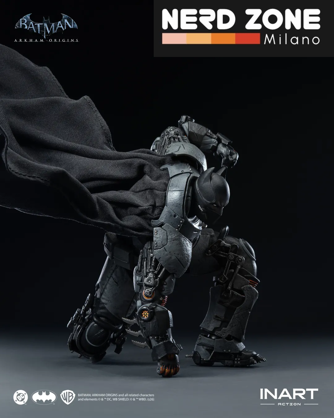 PRE ORDINE - INART Batman Arkham Origins Batman (xe Suit) 1/12 Action Figure
