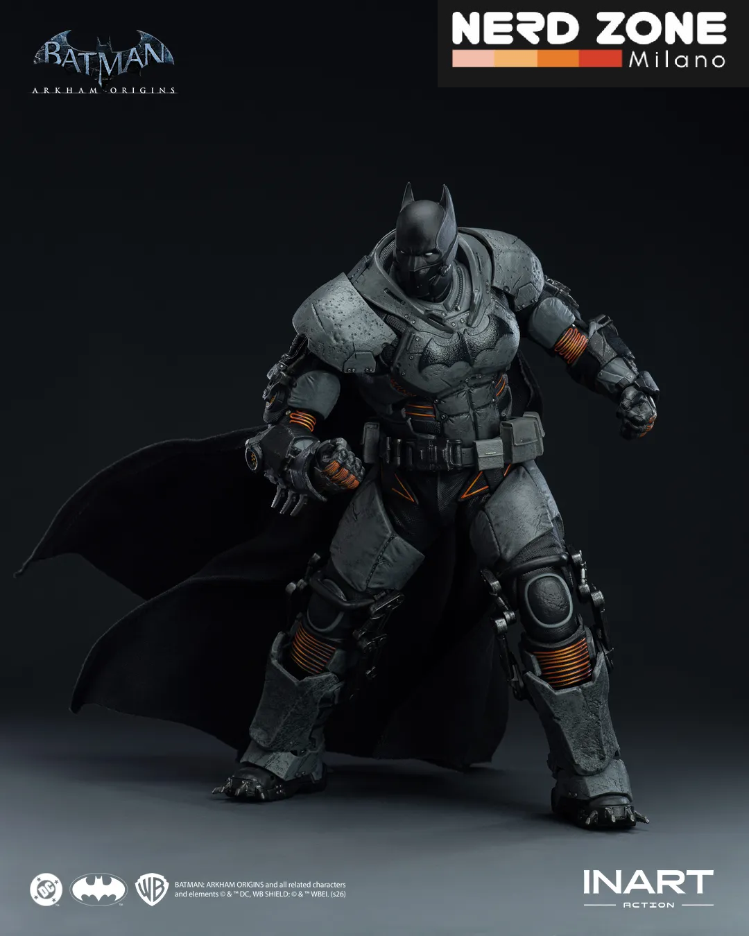 PRE ORDINE - INART Batman Arkham Origins Batman (xe Suit) 1/12 Action Figure