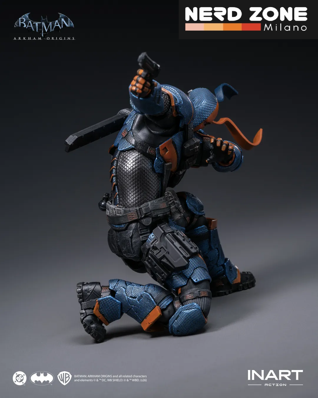 PRE ORDINE - INART Batman Arkham Origins Deathstroke 1/12 Action Figure