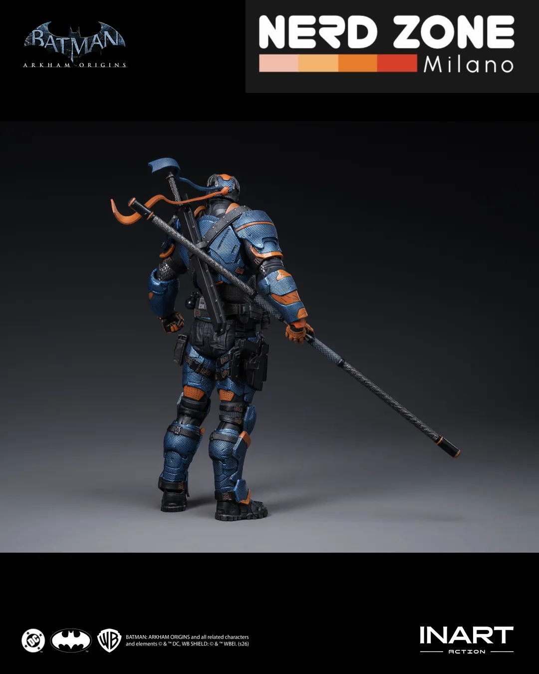 PRE ORDINE - INART Batman Arkham Origins Deathstroke 1/12 Action Figure