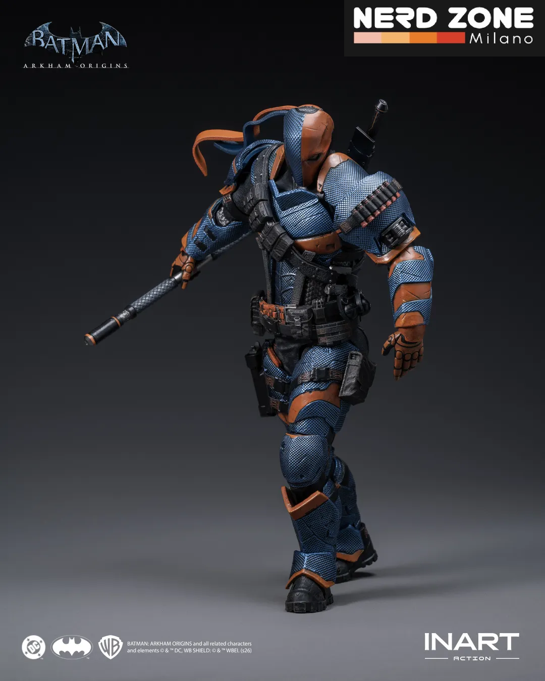 PRE ORDINE - INART Batman Arkham Origins Deathstroke 1/12 Action Figure
