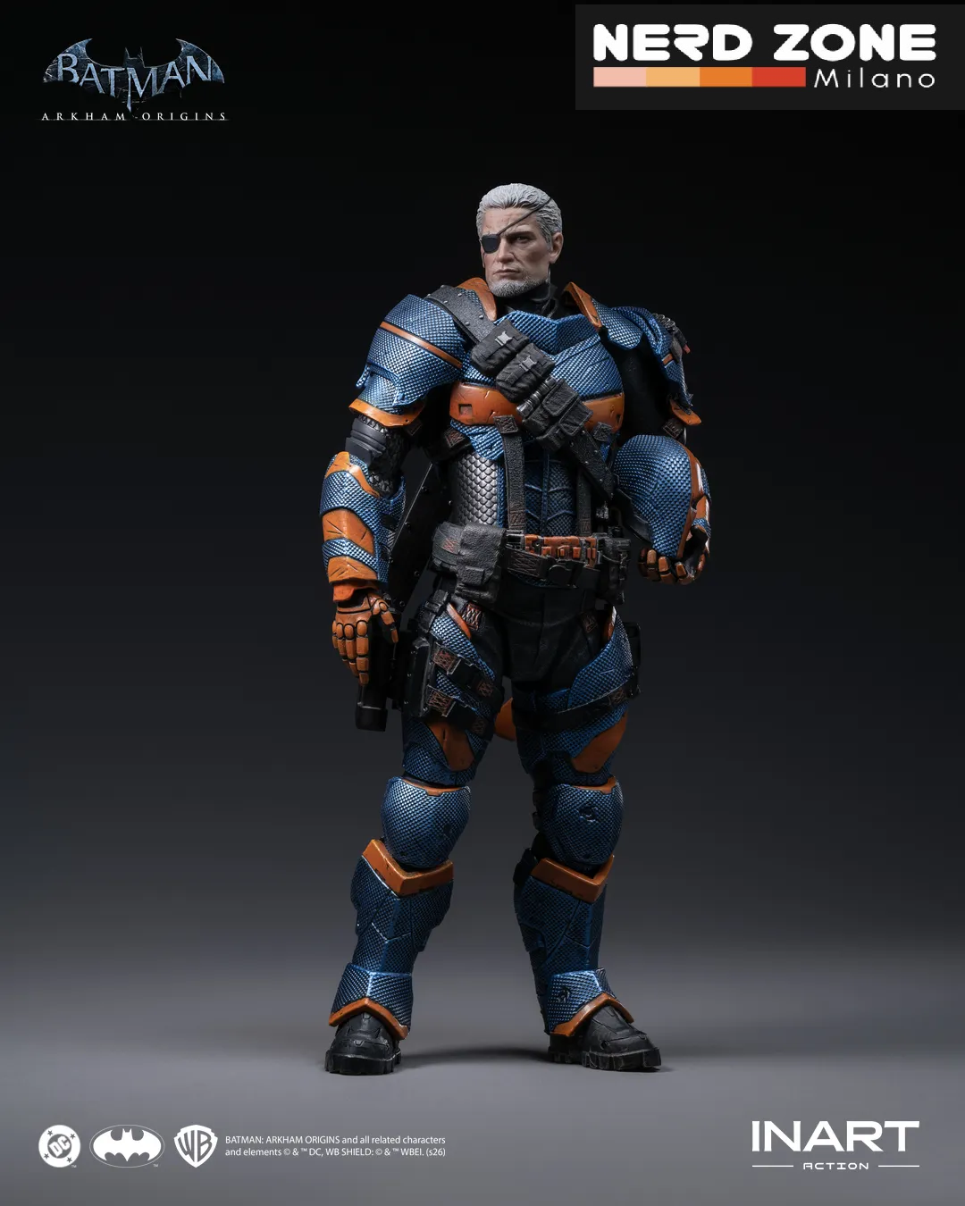 PRE ORDINE - INART Batman Arkham Origins Deathstroke 1/12 Action Figure