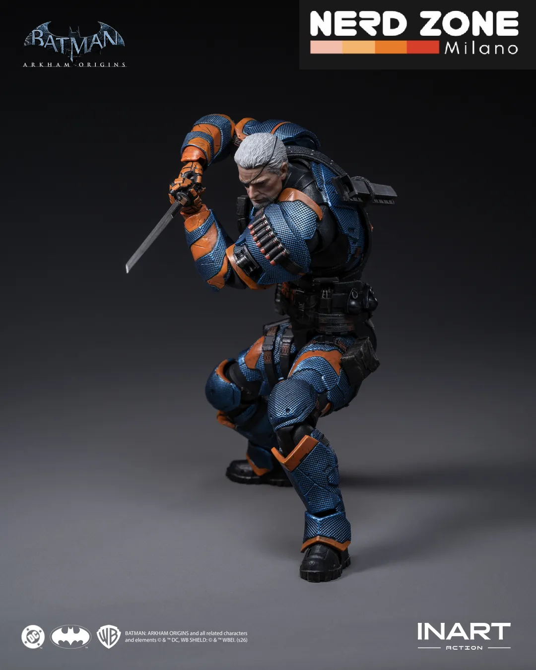 PRE ORDINE - INART Batman Arkham Origins Deathstroke 1/12 Action Figure