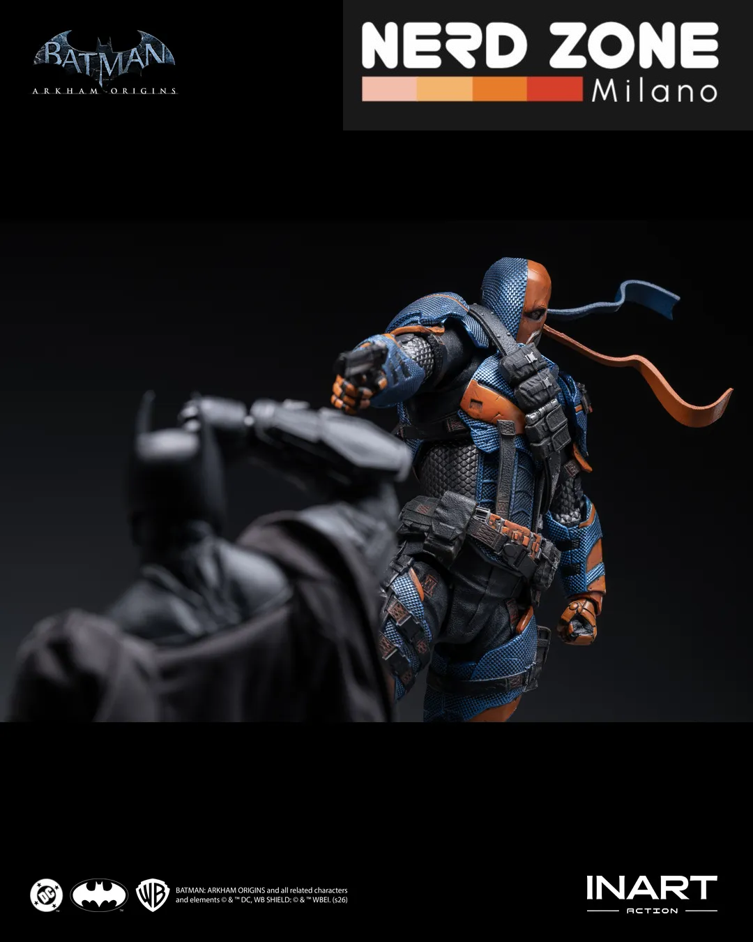 PRE ORDINE - INART Batman Arkham Origins Deathstroke 1/12 Action Figure
