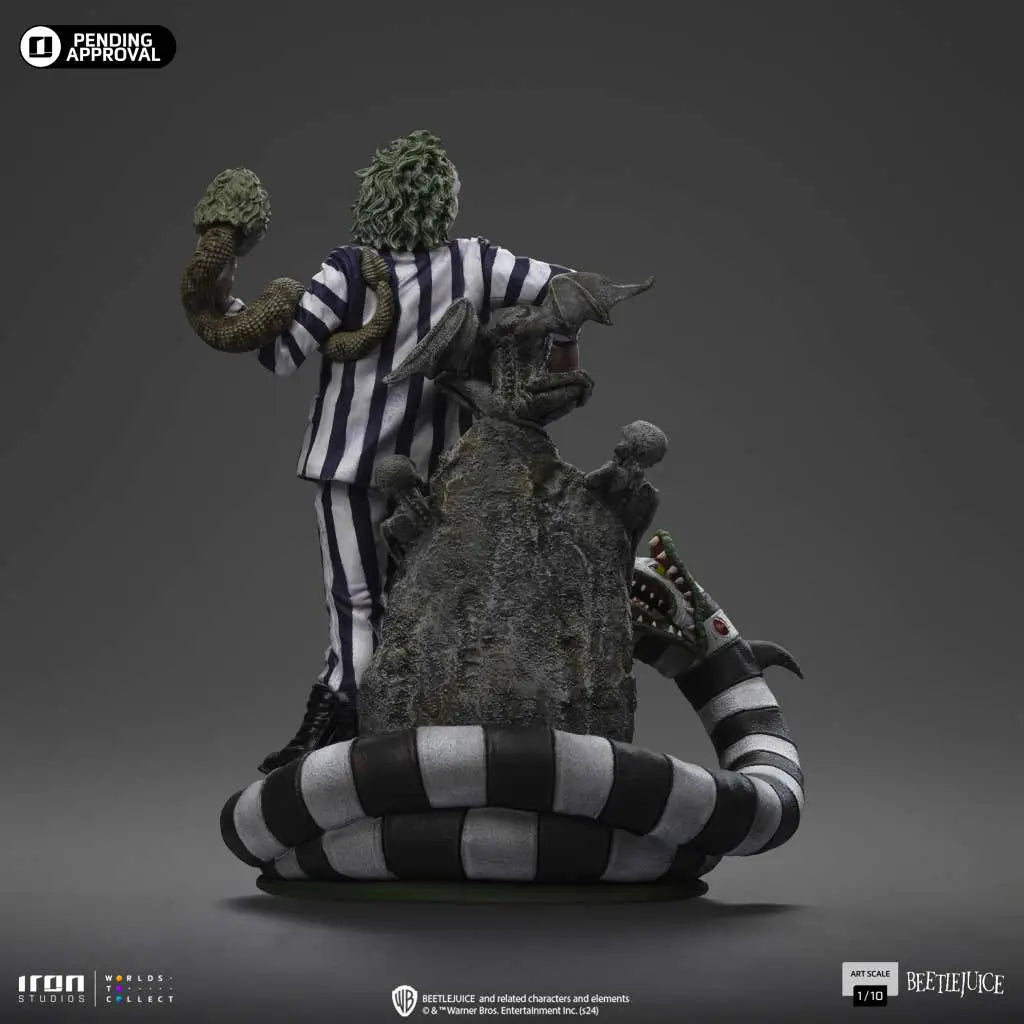 IRON STUDIOS Beetlejuice Art Scale Statue 1/10 Beetlejuice 19 cm