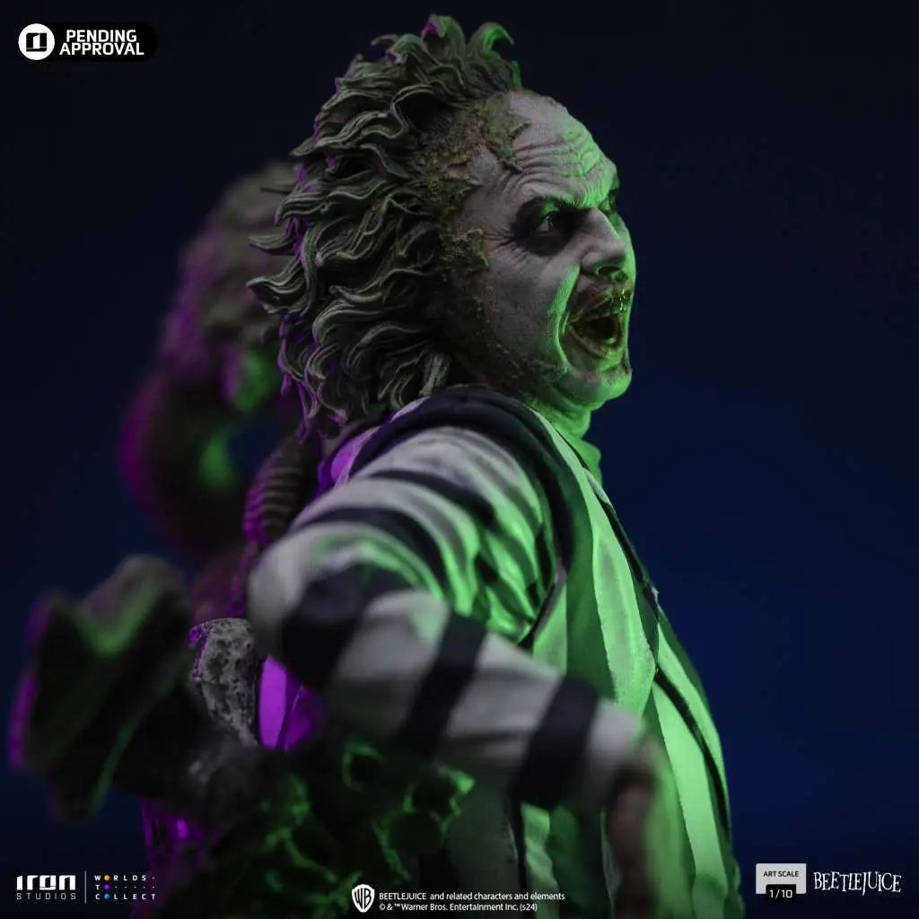 IRON STUDIOS Beetlejuice Art Scale Statue 1/10 Beetlejuice 19 cm