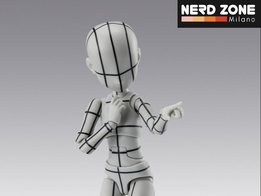 PRE ORDINE - BANDAI - Body-chan Ken Sugimori Edition Wireframe (gray) Shf