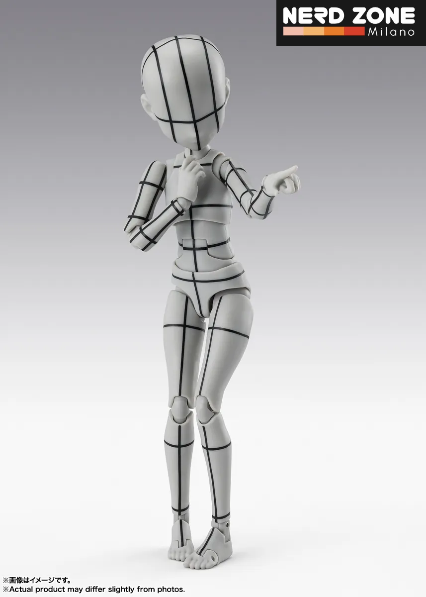 PRE ORDINE - BANDAI - Body-chan Ken Sugimori Edition Wireframe (gray) Shf