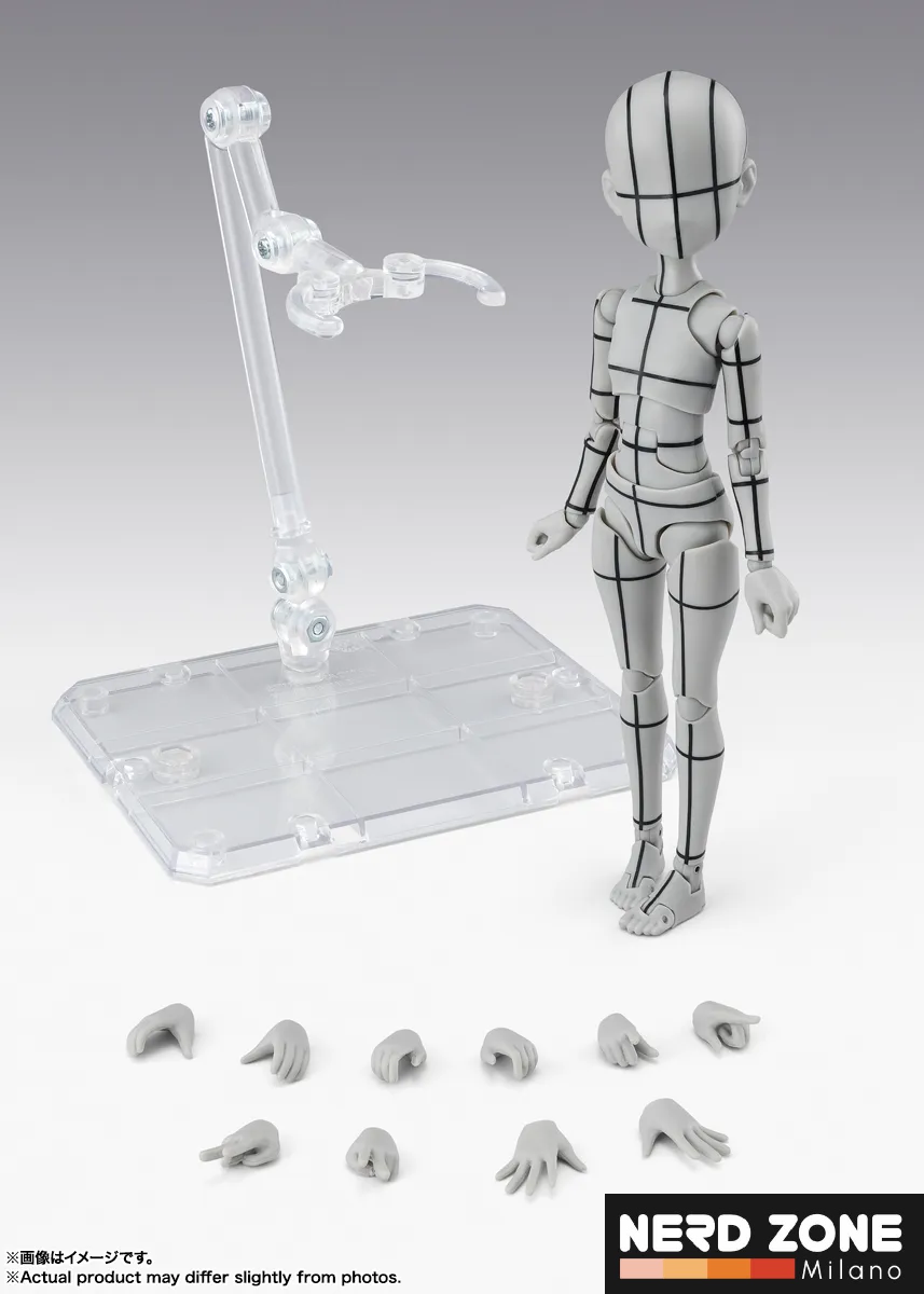 PRE ORDINE - BANDAI - Body-chan Ken Sugimori Edition Wireframe (gray) Shf
