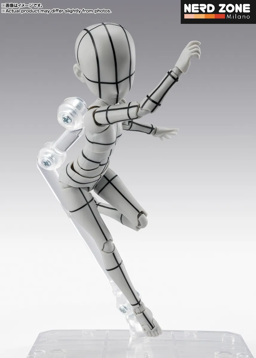 PRE ORDINE - BANDAI - Body-chan Ken Sugimori Edition Wireframe (gray) Shf