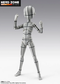 PRE ORDINE - BANDAI - Body-kun Ken Sugimori Edition Wireframe(gray) Shf