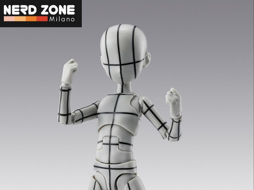 PRE ORDINE - BANDAI - Body-kun Ken Sugimori Edition Wireframe(gray) Shf