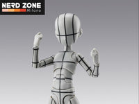 PRE ORDINE - BANDAI - Body-kun Ken Sugimori Edition Wireframe(gray) Shf