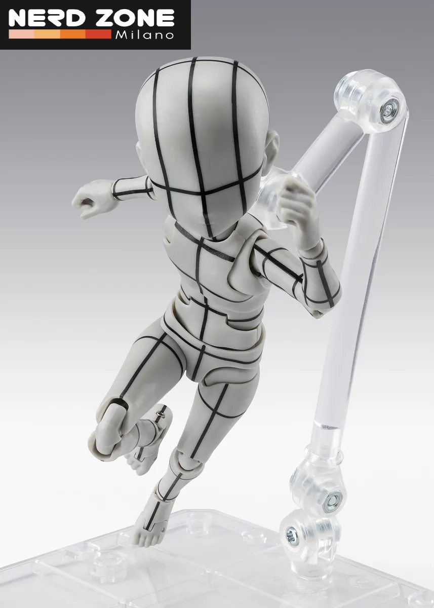 PRE ORDINE - BANDAI - Body-kun Ken Sugimori Edition Wireframe(gray) Shf
