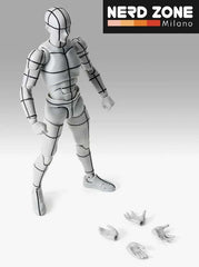 BANDAI - BODY Kun Sports Wire-Frame Grey Color Shf
