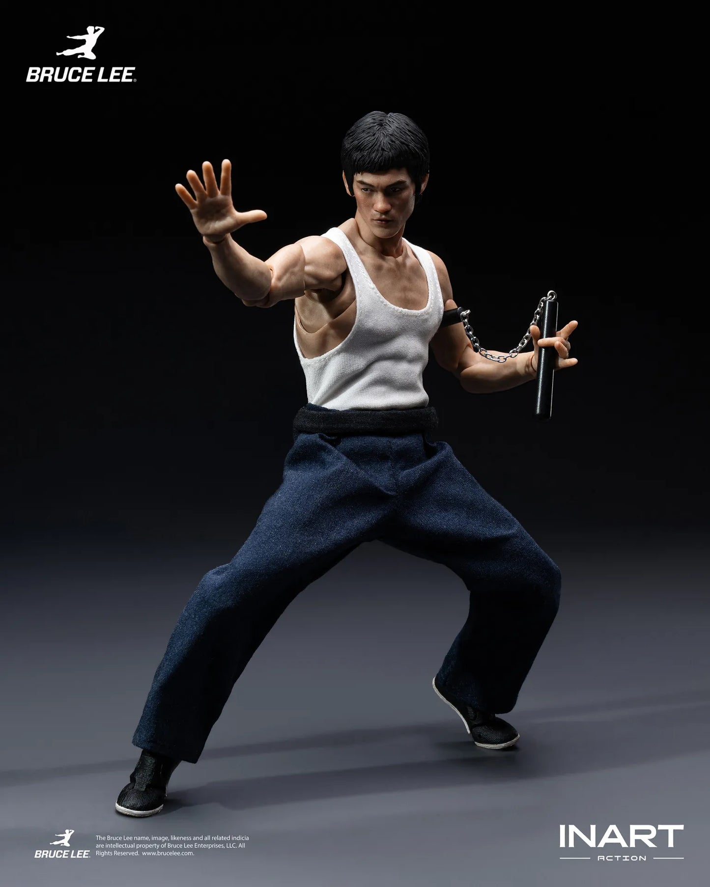 PRE ORDINE - INART Bruce Lee (kung Fu Outfit) 1/12 Collectible Figure
