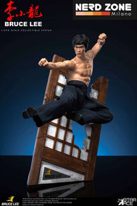 STAR ACE - Bruce Lee Flying-Kick Resin Statue
