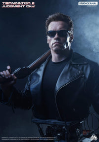 QUEEN STUDIOS – TERMINATOR 2 – T-800 Life-Size Bust 1:1 